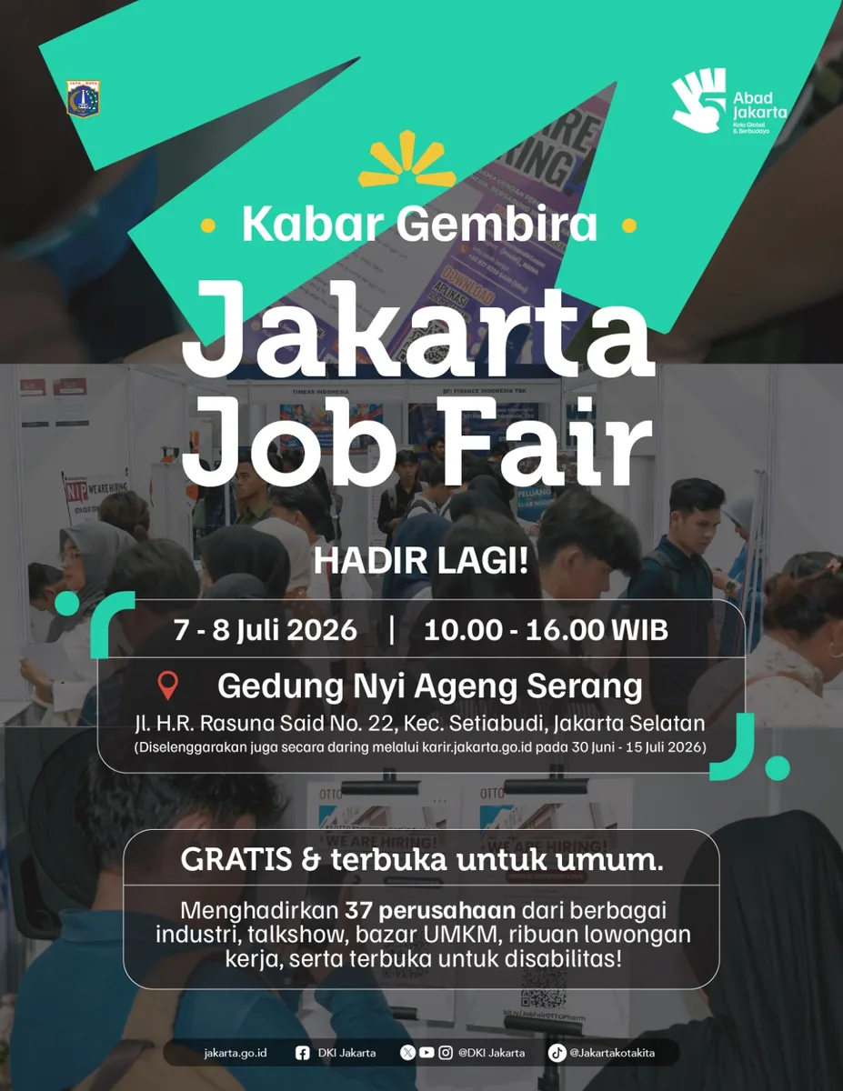 Job Fair Provinsi Papua Tengah 2026 (Suku Dinas TKTE Wilayah Provinsi Papua Tengah Barat) : 7-8 Juli 2026